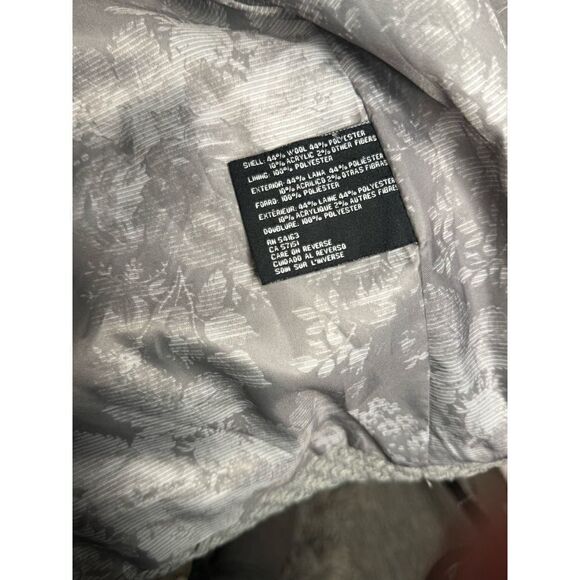 Nwt Jessica Simpson Plus  Braided Wool Coat With Shawl Collar Grey - Picture 6 of 11